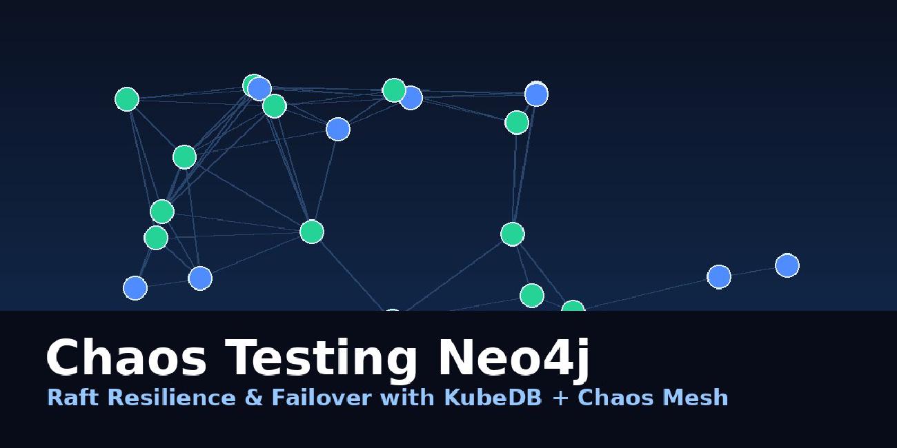 Chaos Testing KubeDB Neo4j: Raft Resilience and Failover with Chaos Mesh