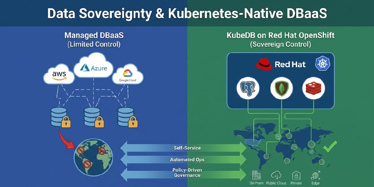 Why Data Sovereignty Is Driving Red Hat OpenShift Users Toward Kubernetes-Native DBaaS